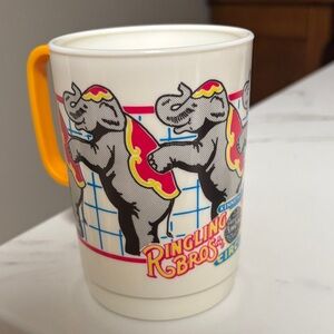 Ringling Bros Circus Mug with Elephants